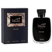 Load image into Gallery viewer, Hawas Black 100ml edp