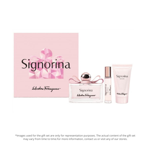 Signorina 100ml edp 3pc Gift Set