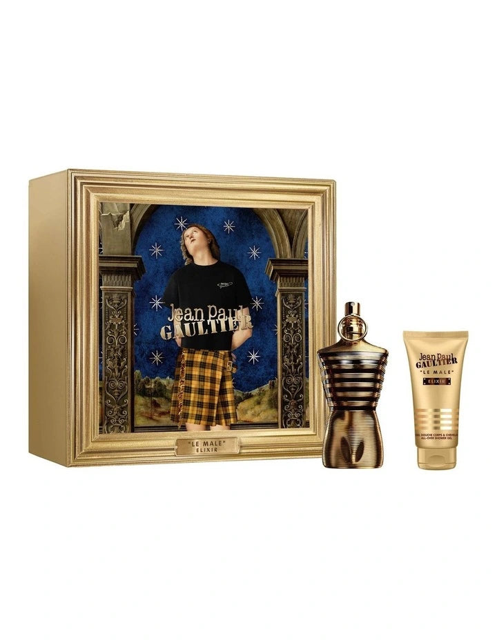Le Male Elixir 75ml Parfum 2pc Set