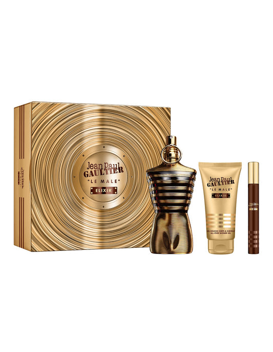 Le Male Elixir 125ml Parfum 3pc Set
