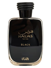 Load image into Gallery viewer, Hawas Black 100ml edp
