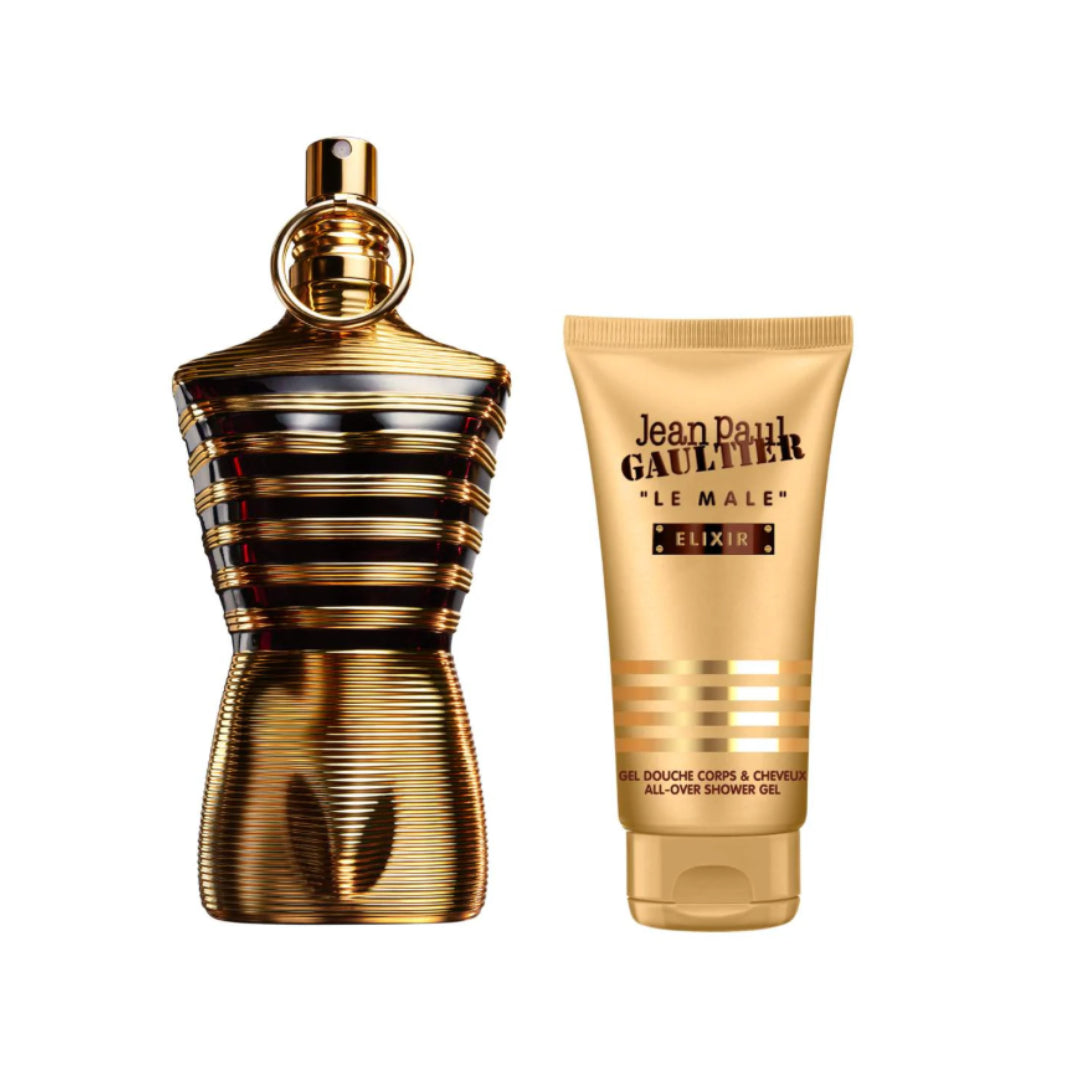 Le Male Elixr 125ml edp 2pc Set