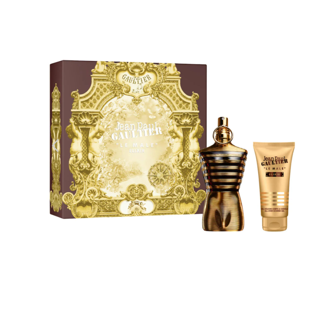 Le Male Elixr 125ml edp 2pc Set