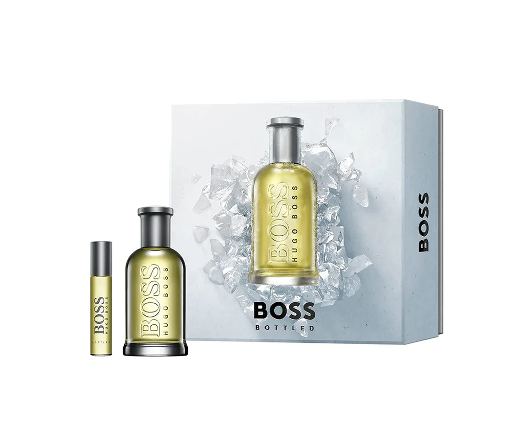 Hugo Boss Bottled 100ml edt 2 piece gift set
