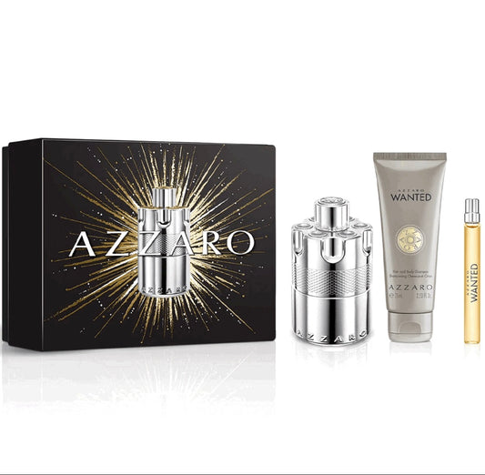 Azzaro Wanted 100ml edp 3pc Set