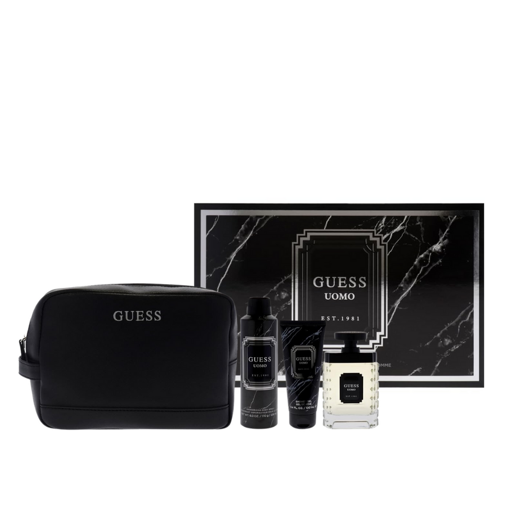 Guess Uomo 100ml edt 4pc Set