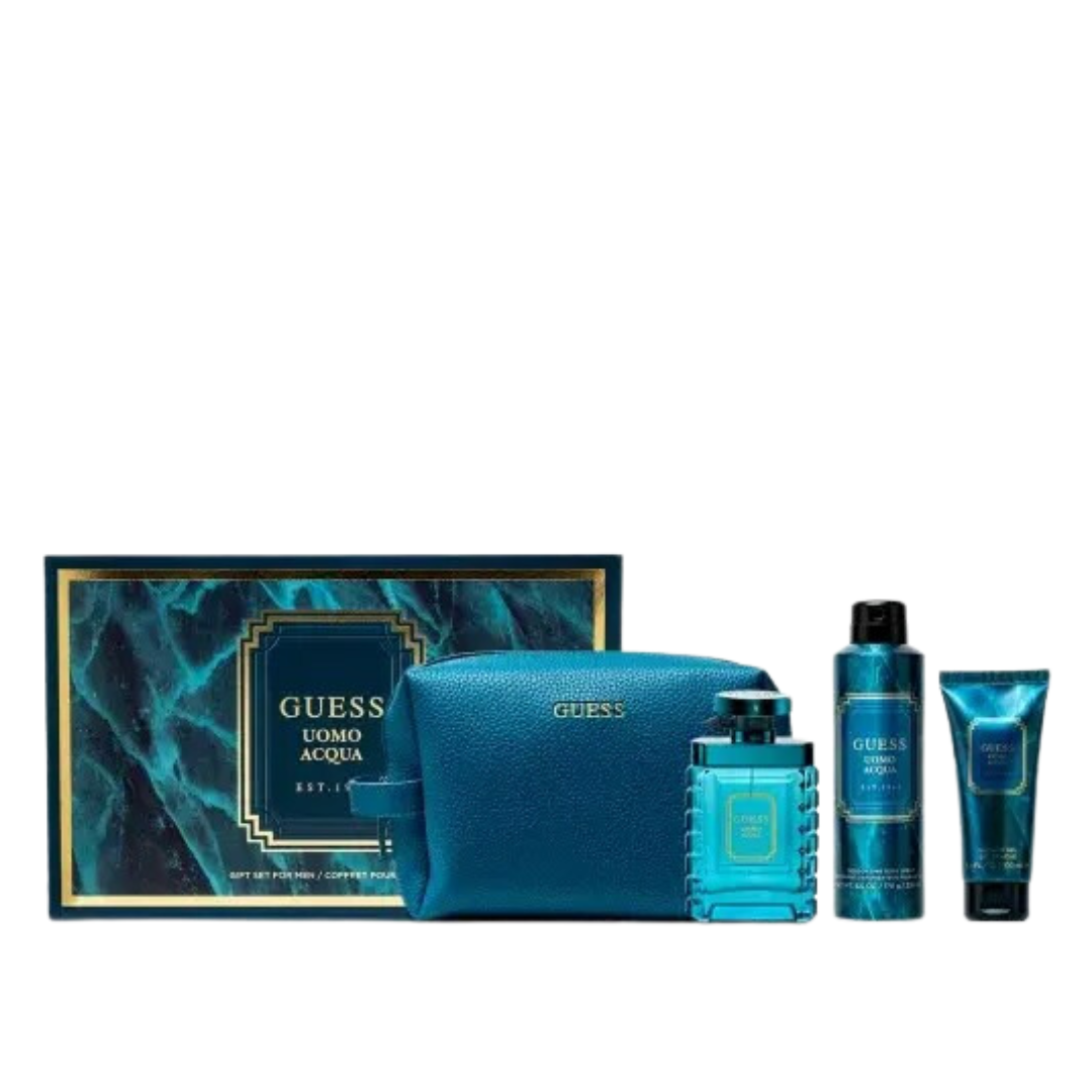 Guess Uomo Acqua 100ml edt 4pc