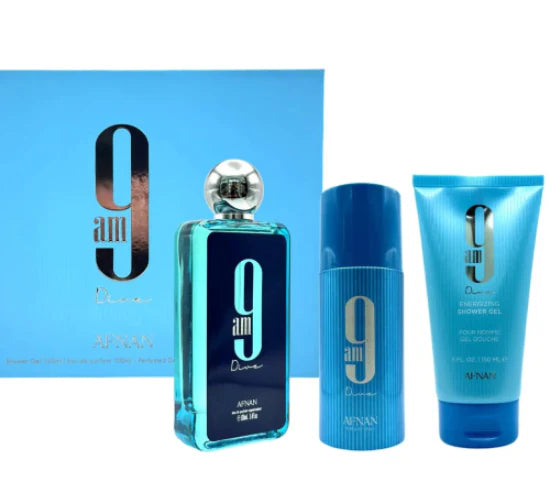9AM Dive 100ml edp 3pc Set