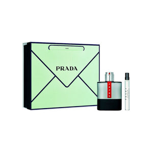 Prada Luna Rossa Carbon 100ml edt 100ml 2pc set