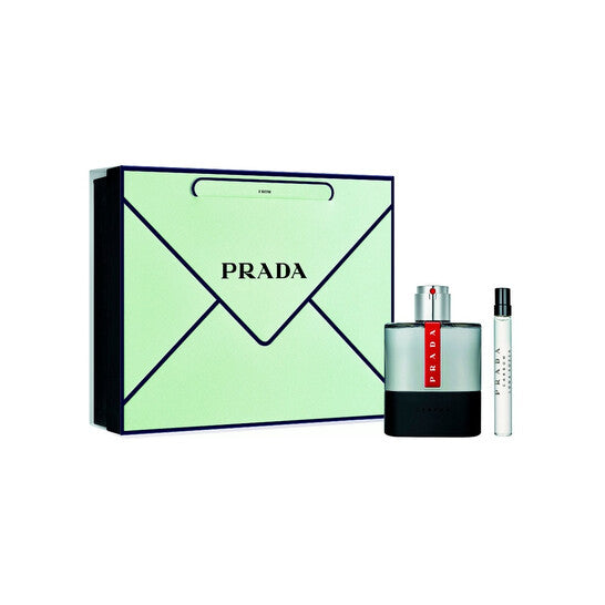 Prada Luna Rossa Carbon 100ml edt 100ml 2pc set