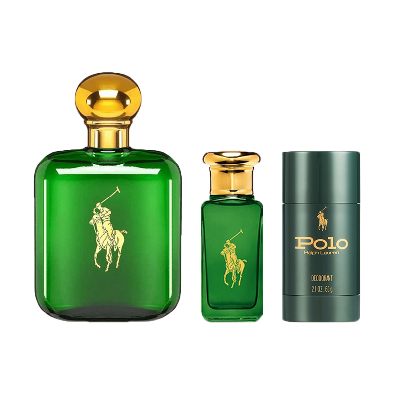 Polo Green 118ml edt 3pc gs - scentsperfumes