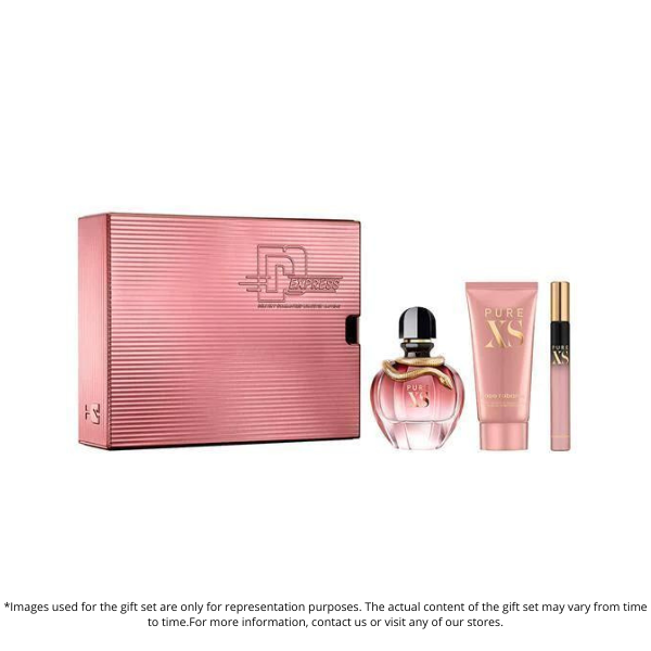 Pure XS For Her 80ml edp 3pc